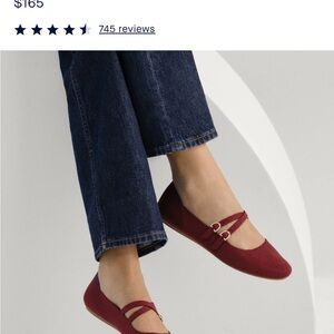 Rothy's Burgundy Women's Mary Jane Flats with Straps